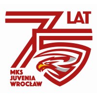 Logo 75 lat Międzyszkolnego Klubu Sportowego JUVENIA Wrocław